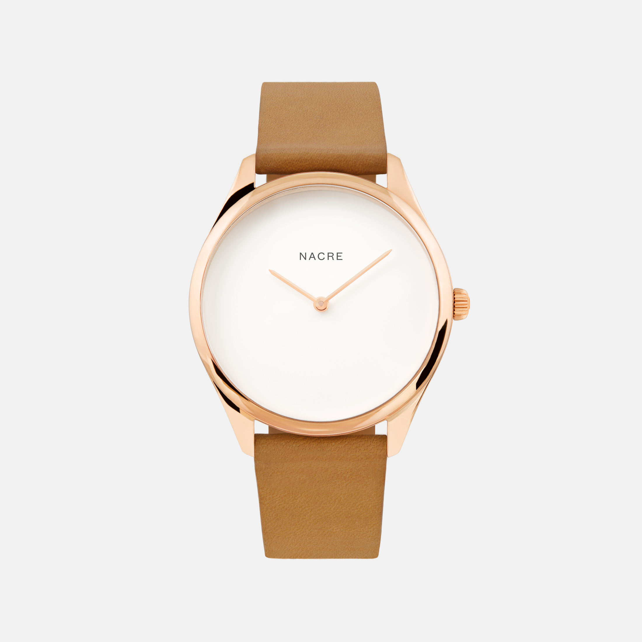 Lune - Rose Gold - Sand Leather